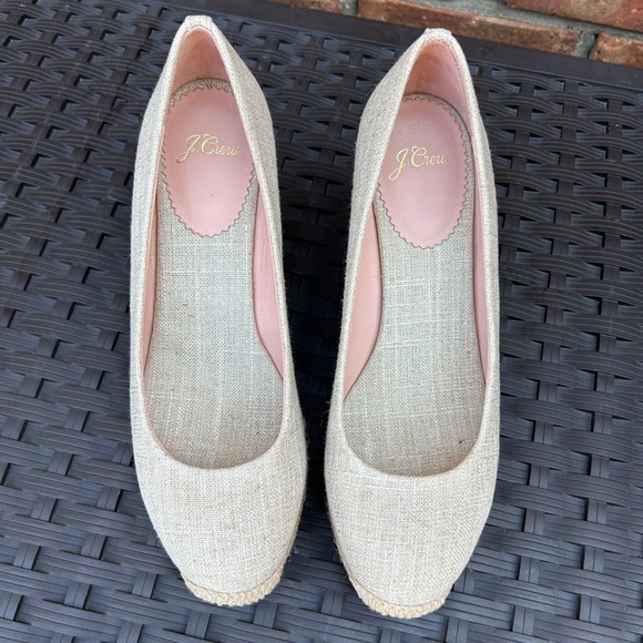 Jcrew espadrilles wedge 7.5 - Picture 3 of 8